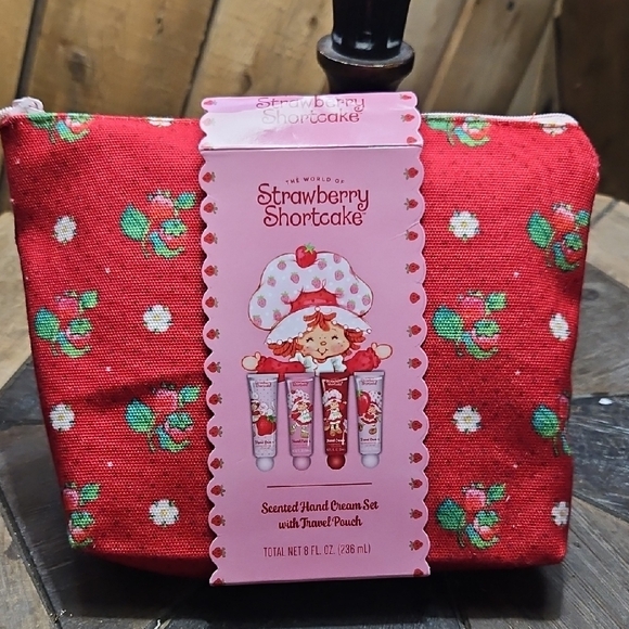 Other - Strawberry Shortcake Hand Cream Set with Pouch